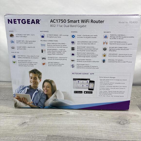Netgear Nighthawk AC1750 (R6700v2) - Router Only No Cords - Picture 3 of 10
